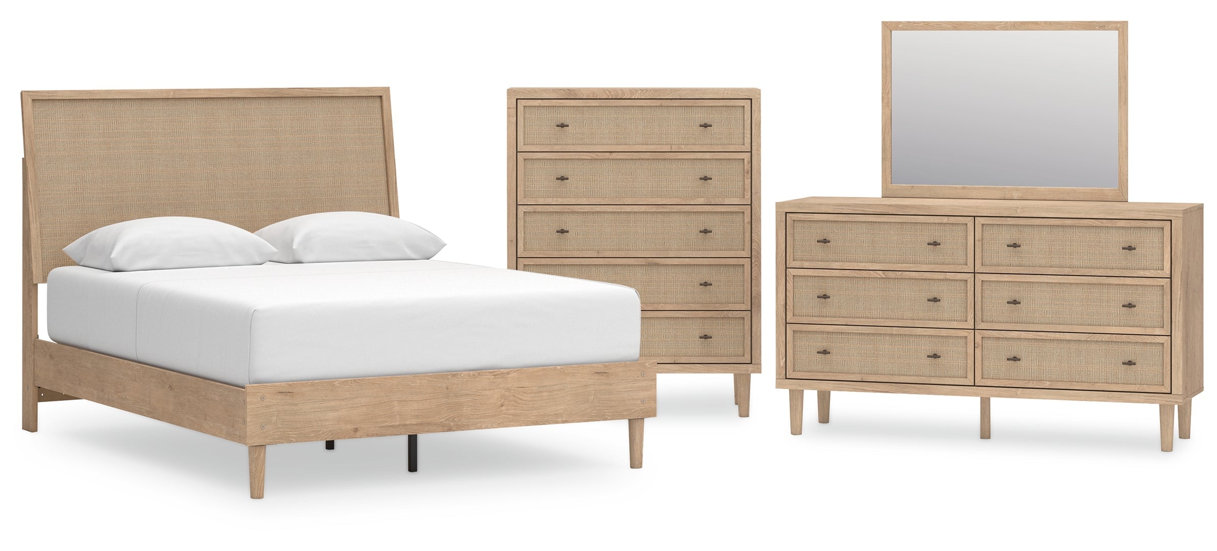 Cielden Brown Panel Bedroom Set