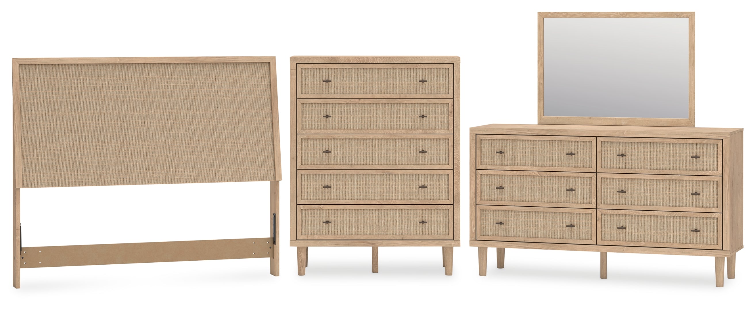 Cielden Brown Panel Bedroom Set