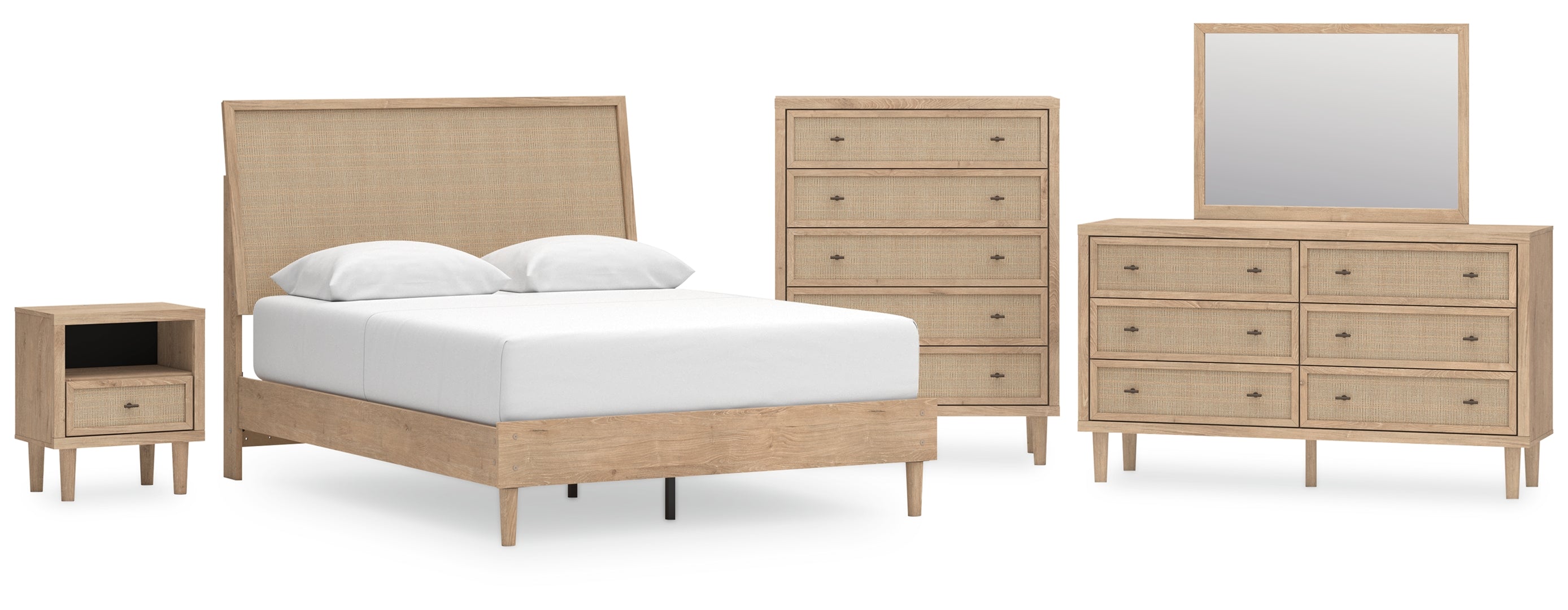 Cielden Brown Panel Bedroom Set