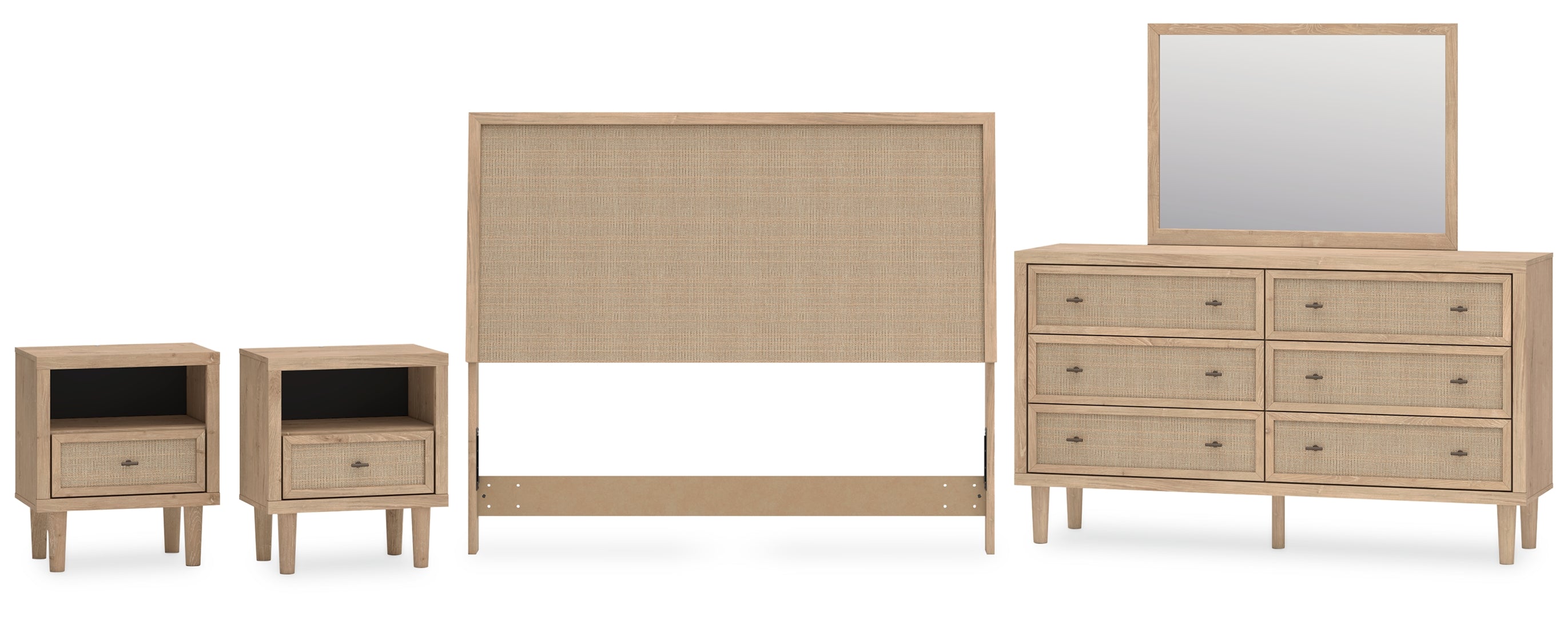 Cielden Brown Panel Bedroom Set