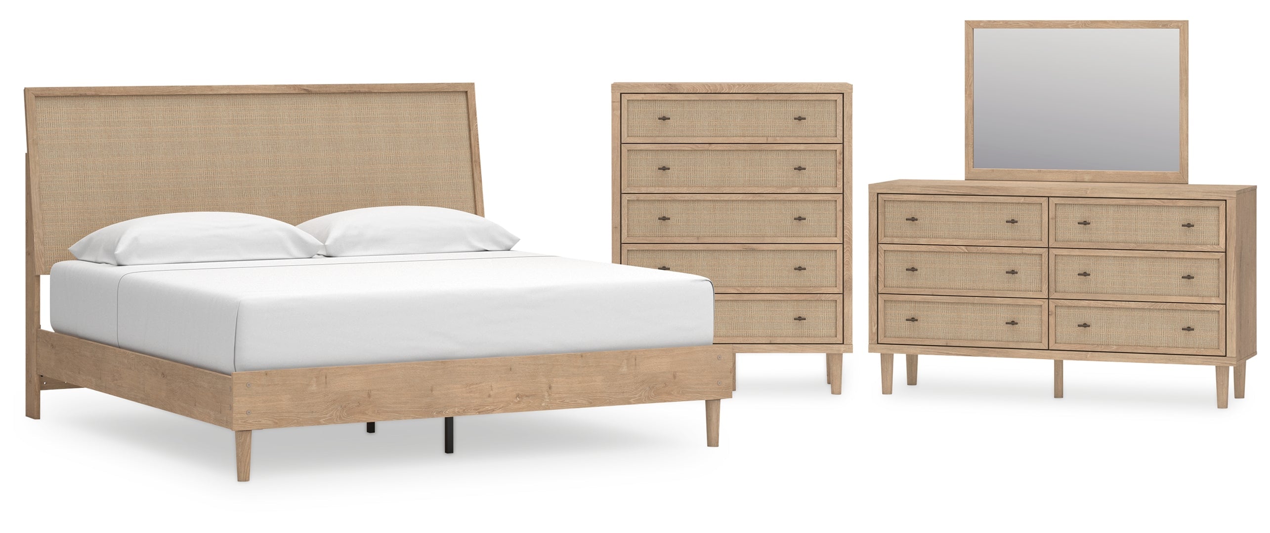 Cielden Brown Panel Bedroom Set