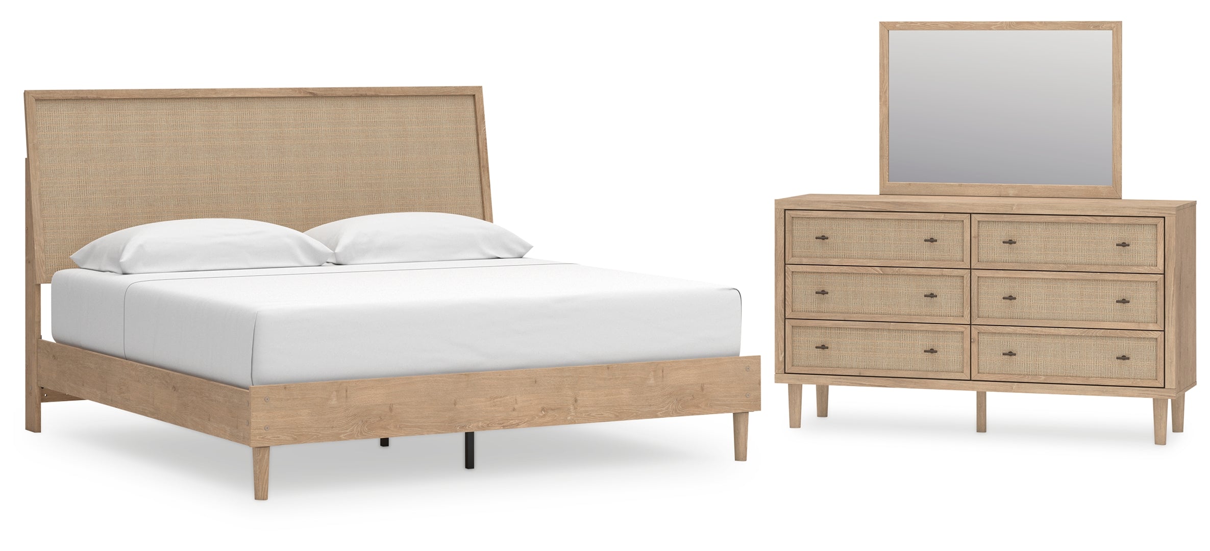 Cielden Brown Panel Bedroom Set