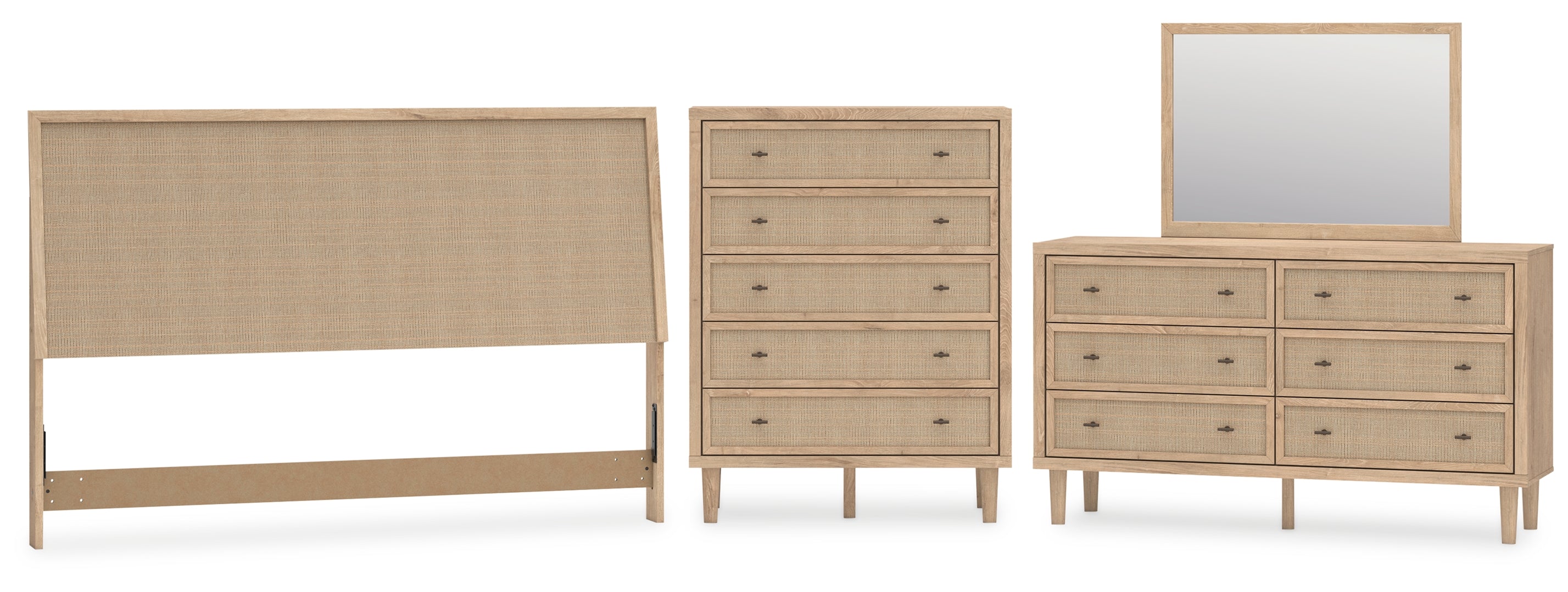 Cielden Brown Panel Bedroom Set