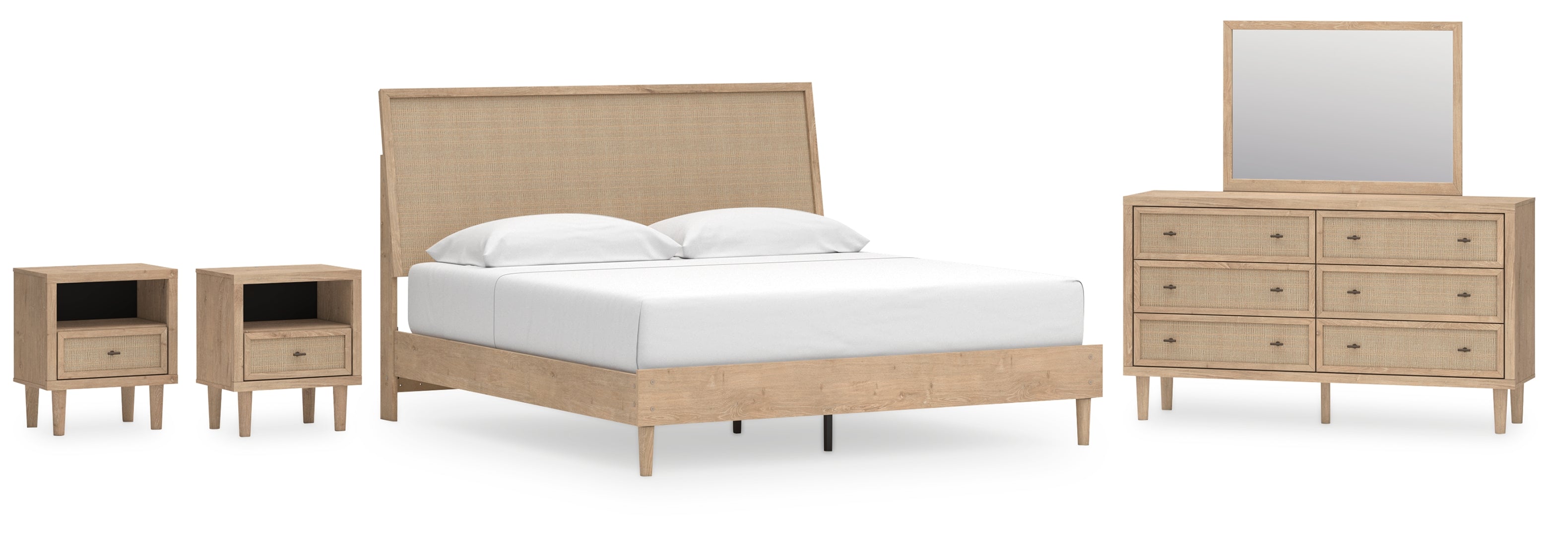 Cielden Brown Panel Bedroom Set