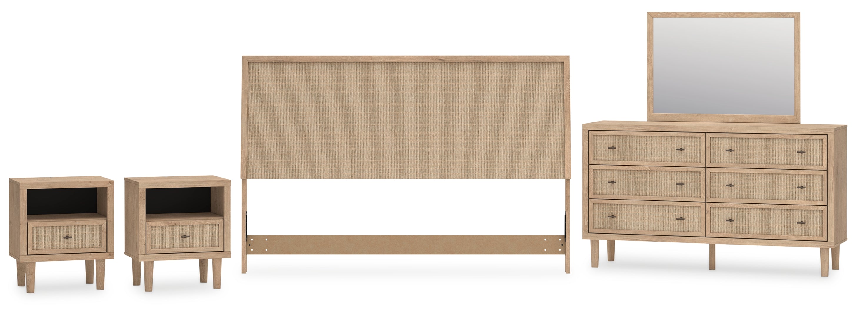 Cielden Brown Panel Bedroom Set