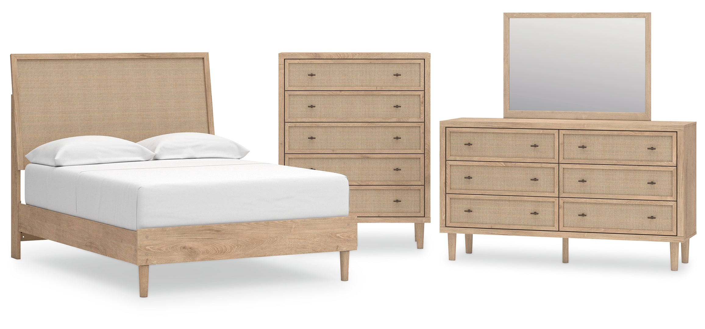 Cielden Brown Panel Bedroom Set
