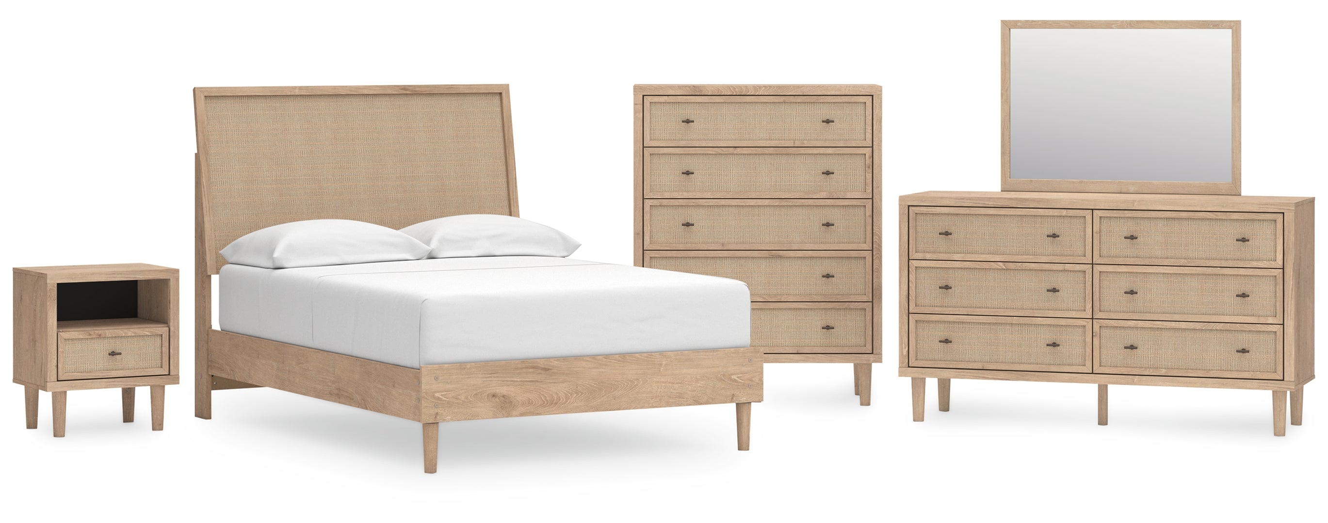 Cielden Brown Panel Bedroom Set