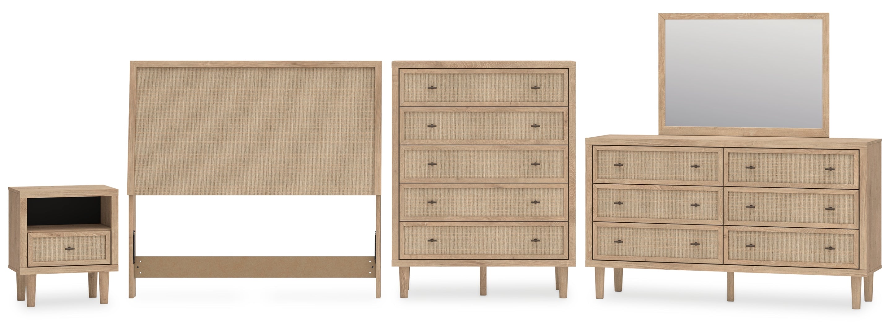 Cielden Brown Panel Bedroom Set