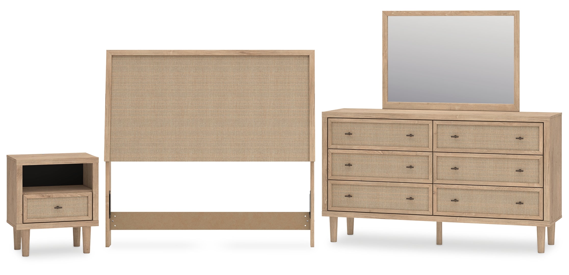 Cielden Brown Panel Bedroom Set