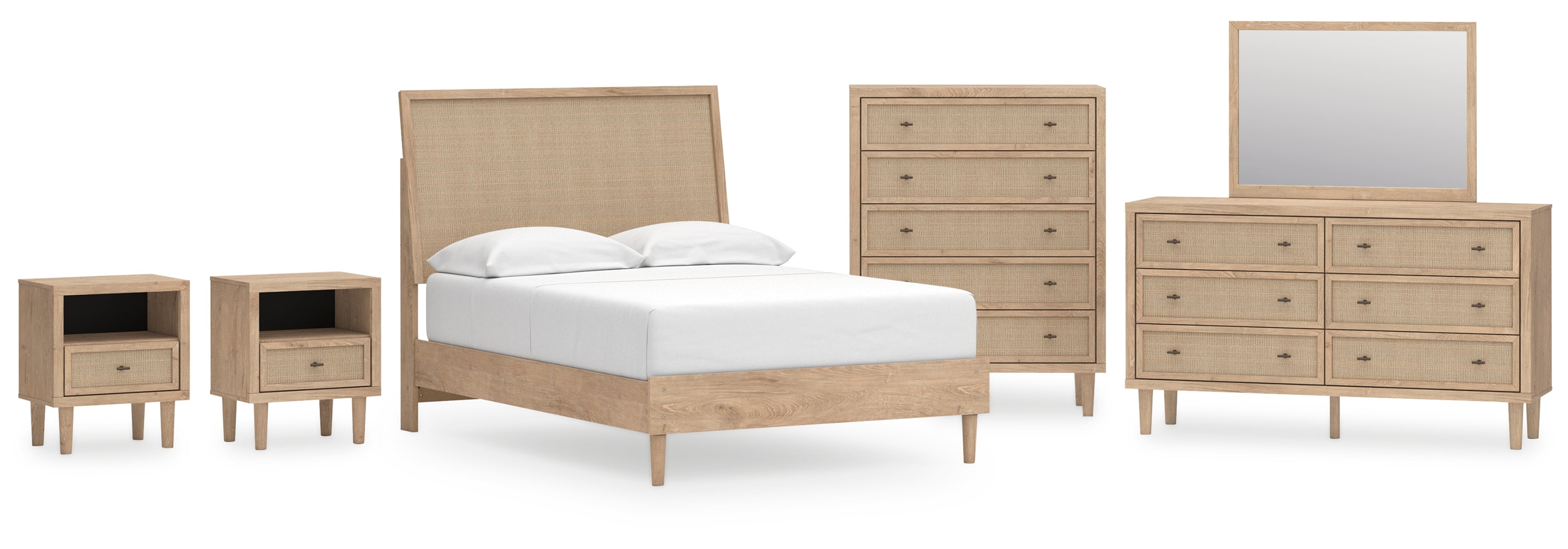 Cielden Brown Panel Bedroom Set