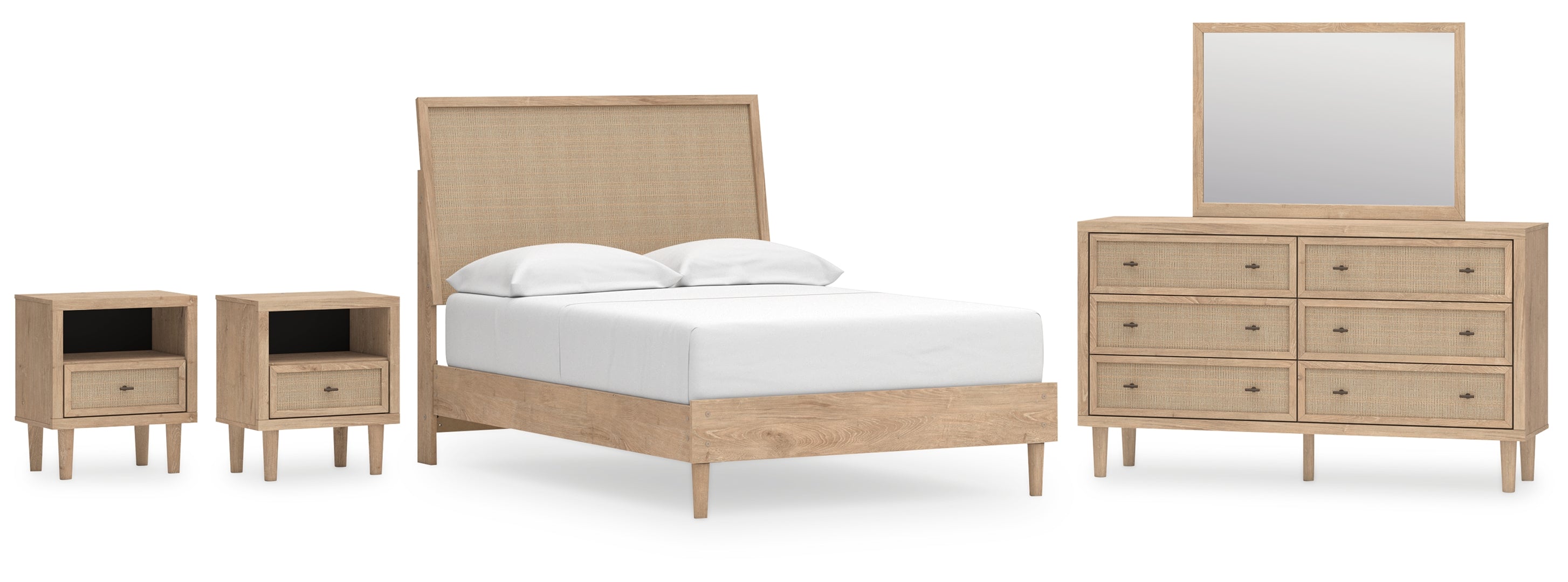 Cielden Brown Panel Bedroom Set