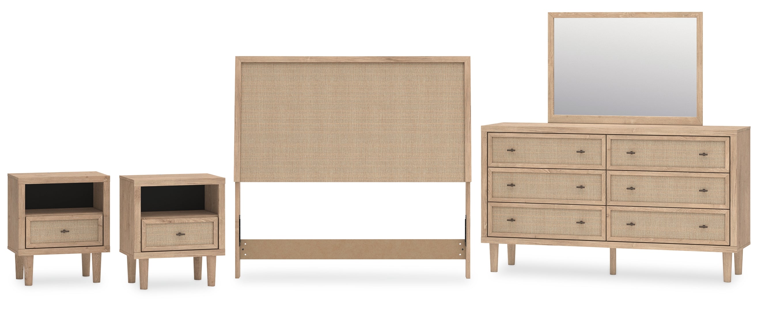 Cielden Brown Panel Bedroom Set