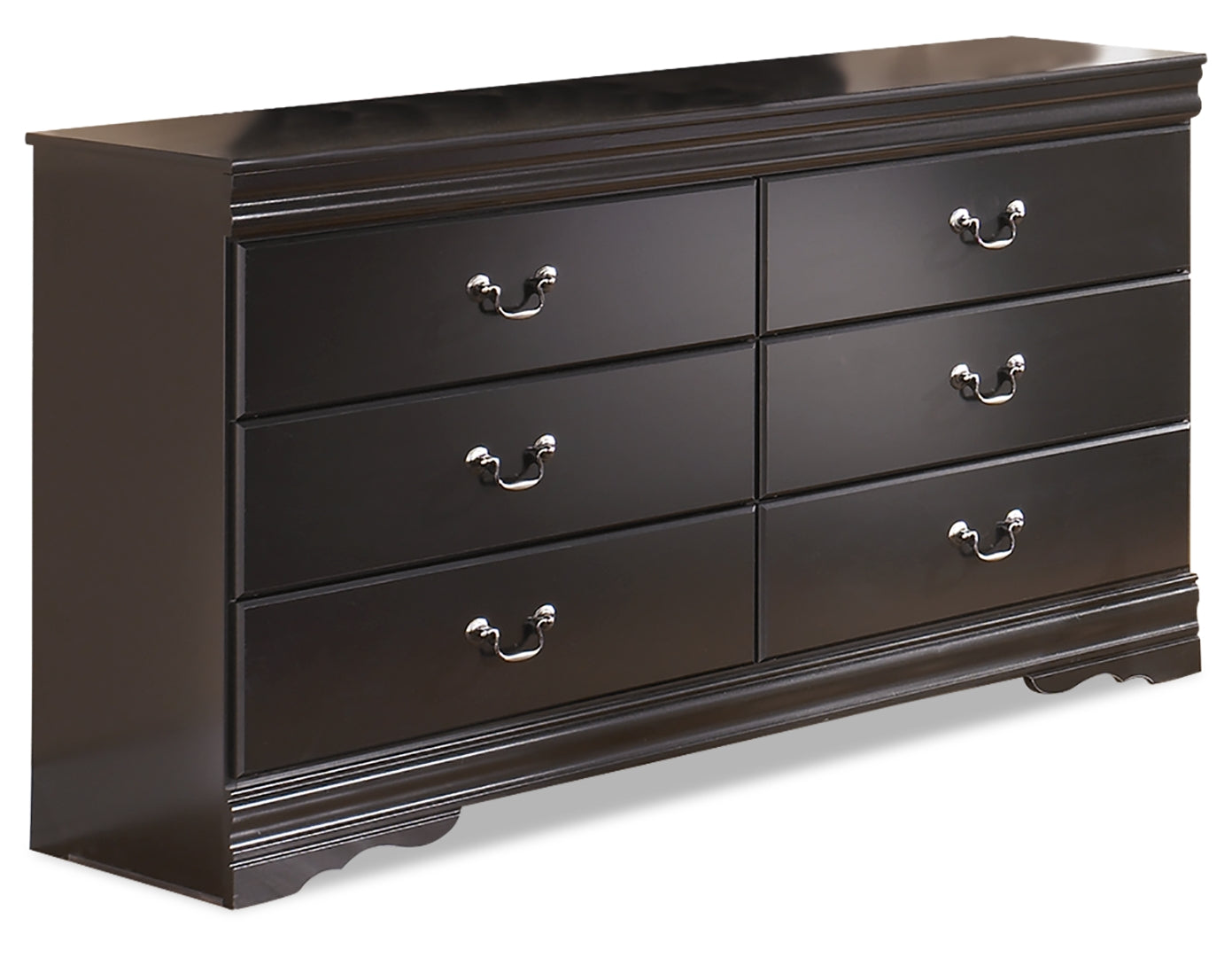 Huey Vineyard Black Sleigh Bedroom Set