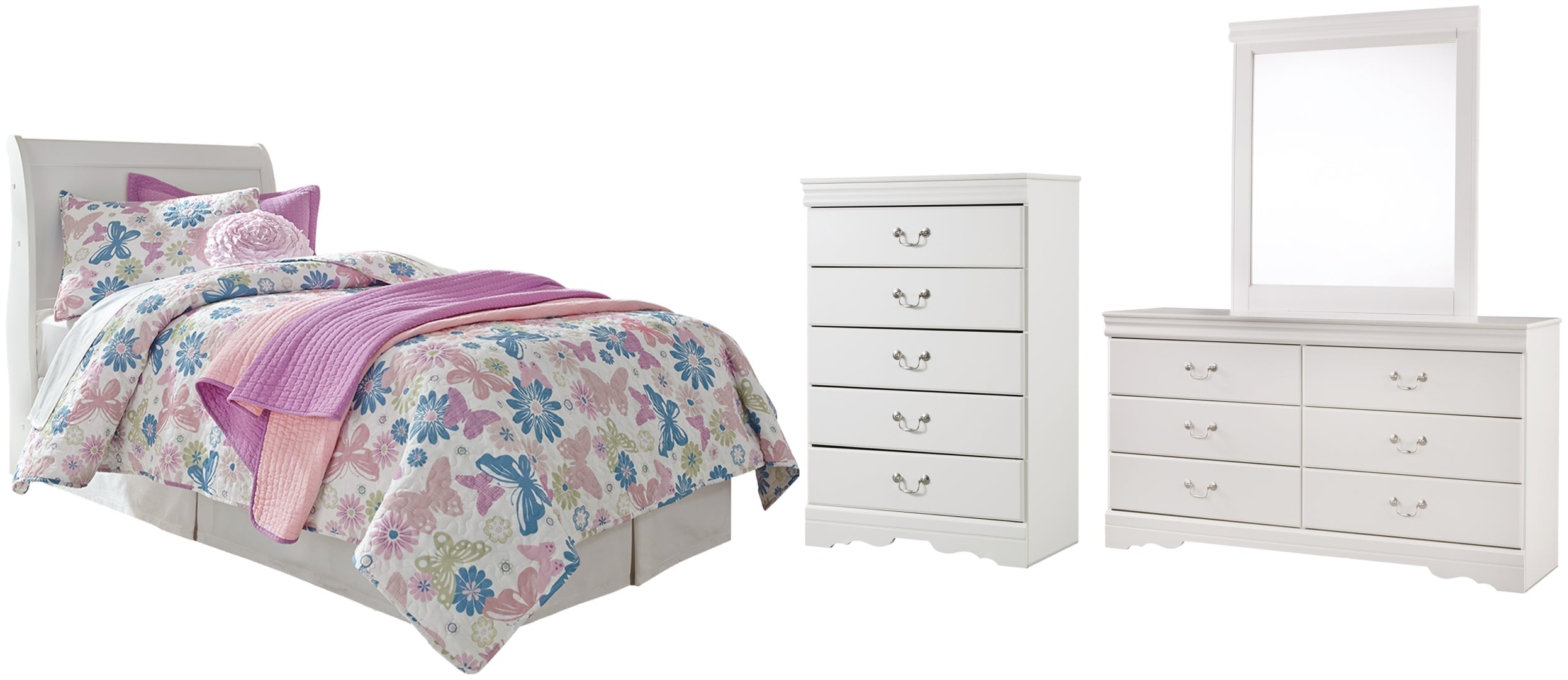 Anarasia White Bedroom Set