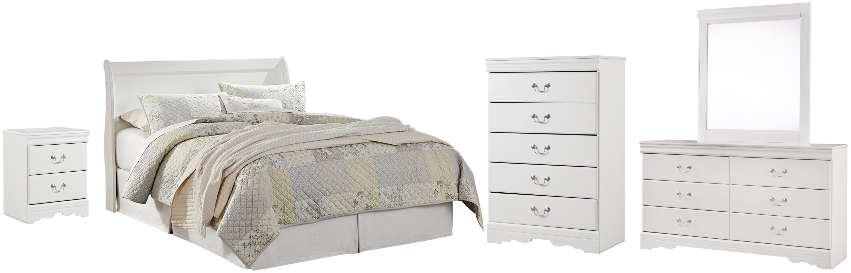 Anarasia White Bedroom Set