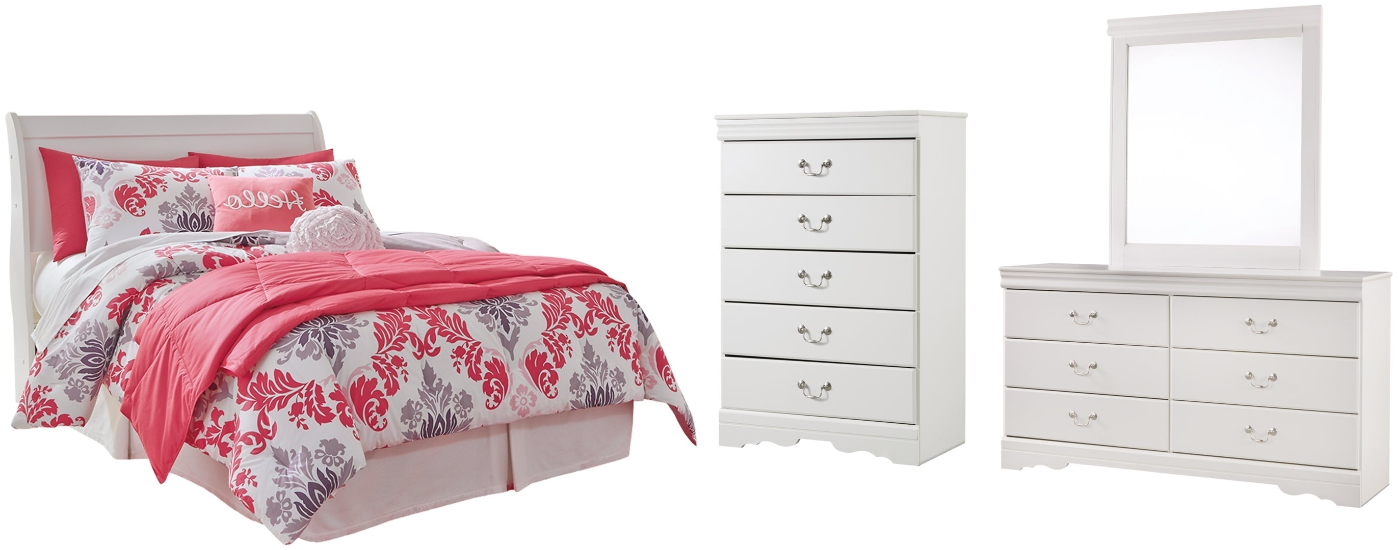 Anarasia White Bedroom Set