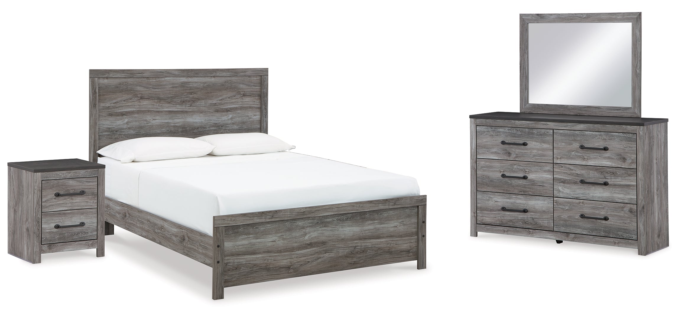 Bronyan Grey Panel Bedroom Set