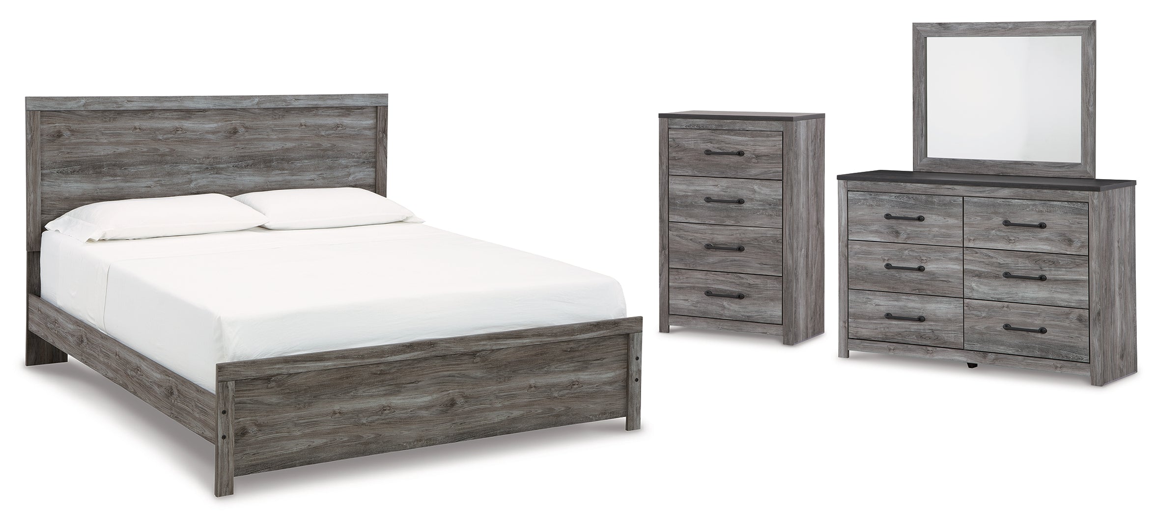 Bronyan Grey Panel Bedroom Set