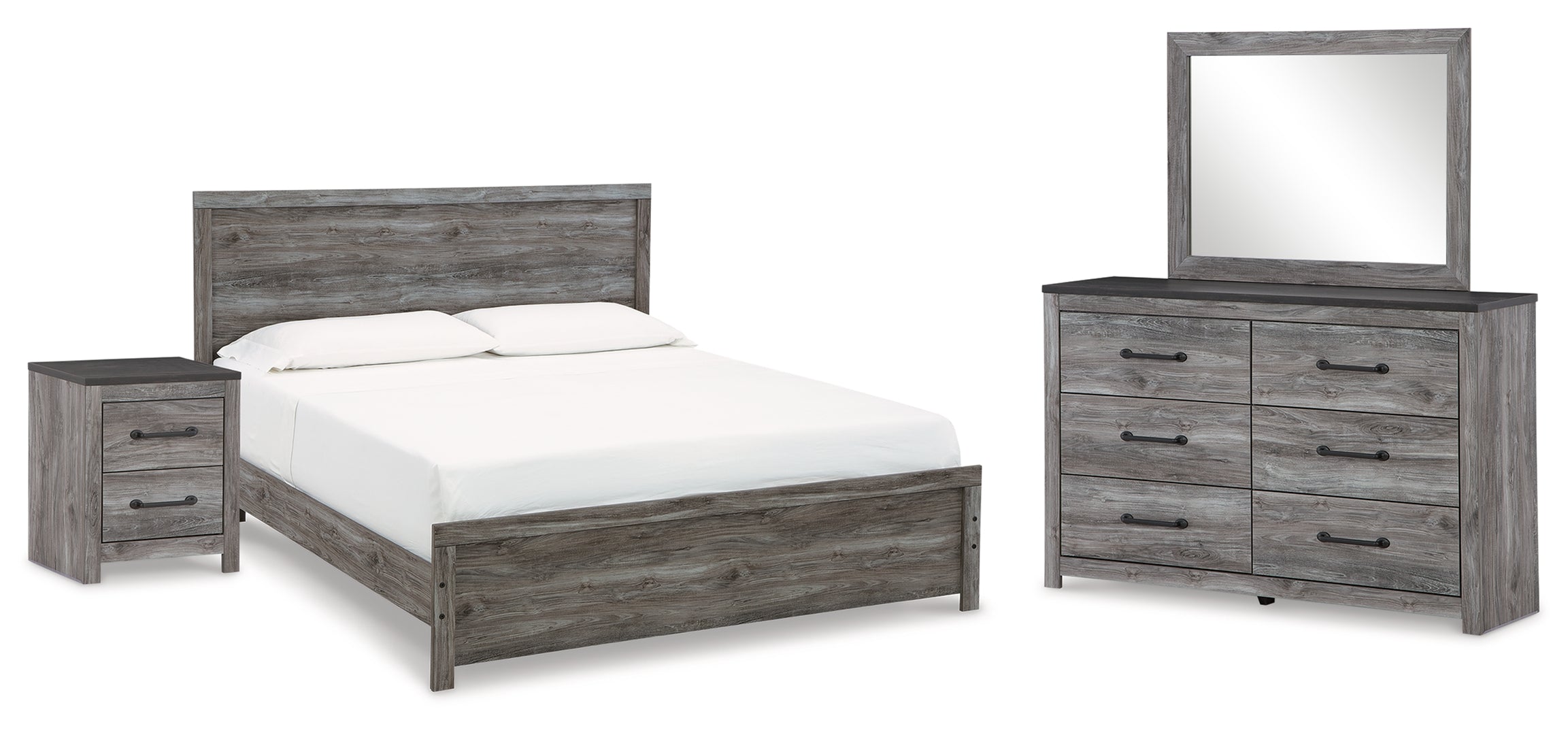 Bronyan Grey Panel Bedroom Set