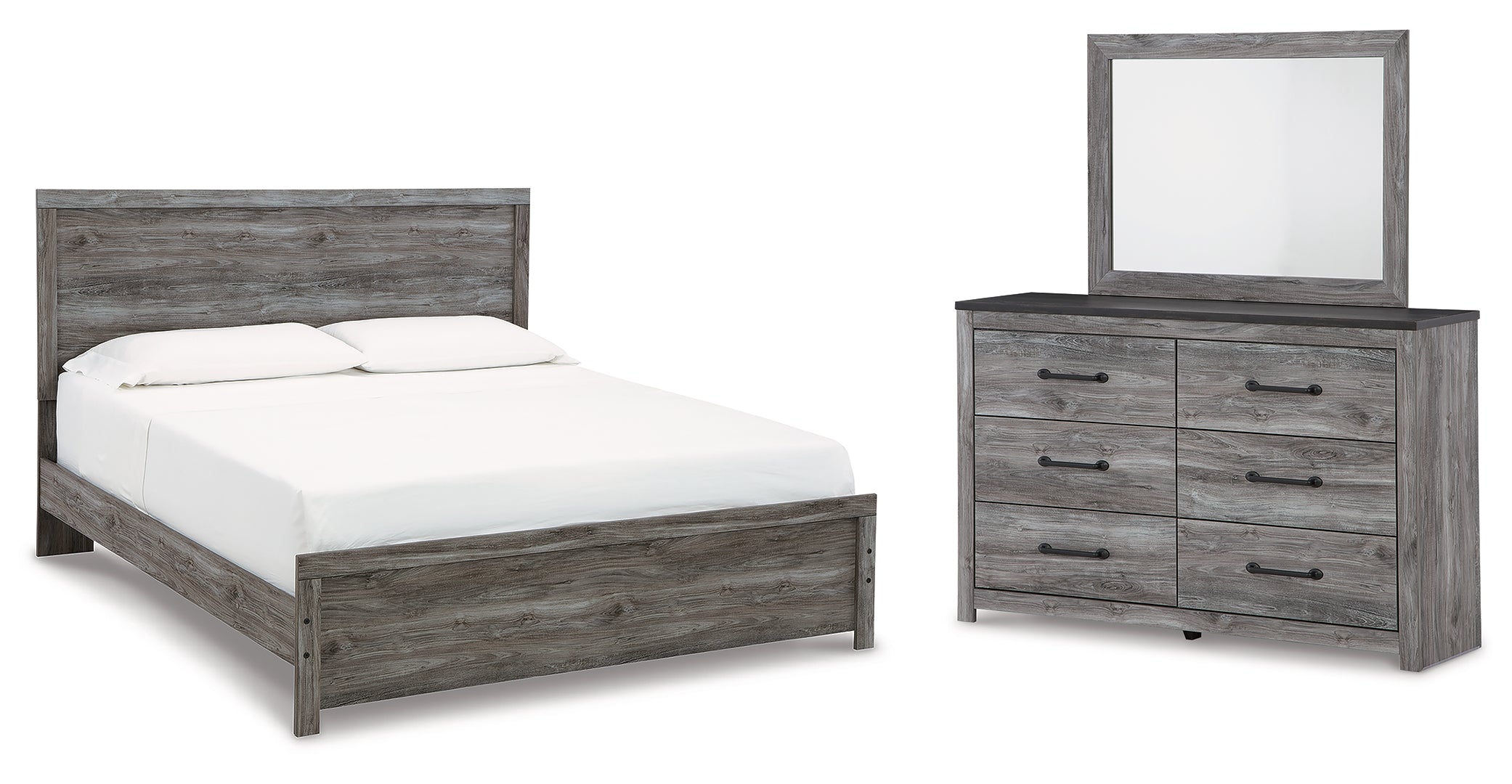 Bronyan Grey Panel Bedroom Set