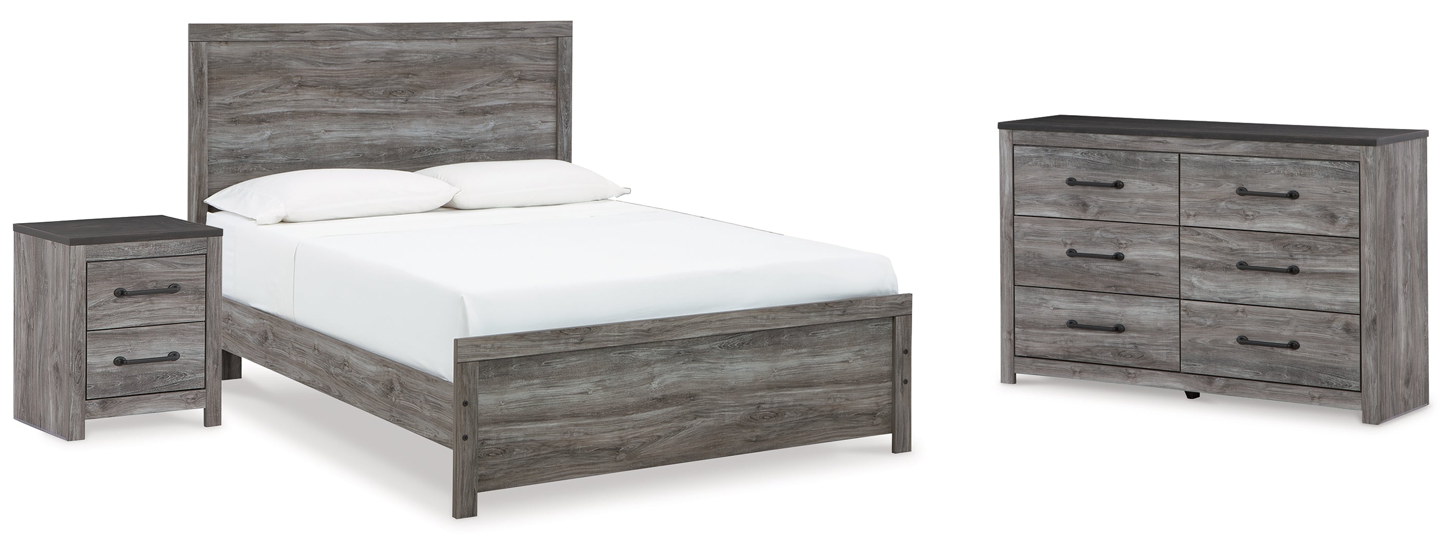 Bronyan Grey Panel Bedroom Set