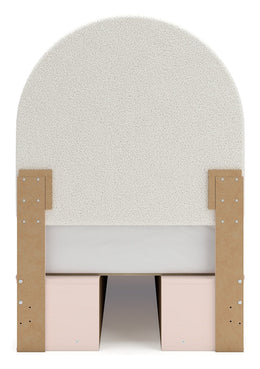 Wistenpine Upholstered Panel Bed with Storage