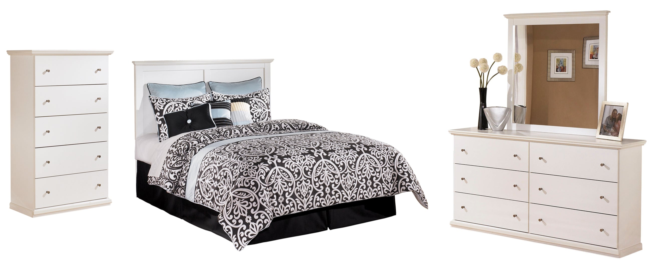 White Bostwick Shoals Panel Bedroom Set