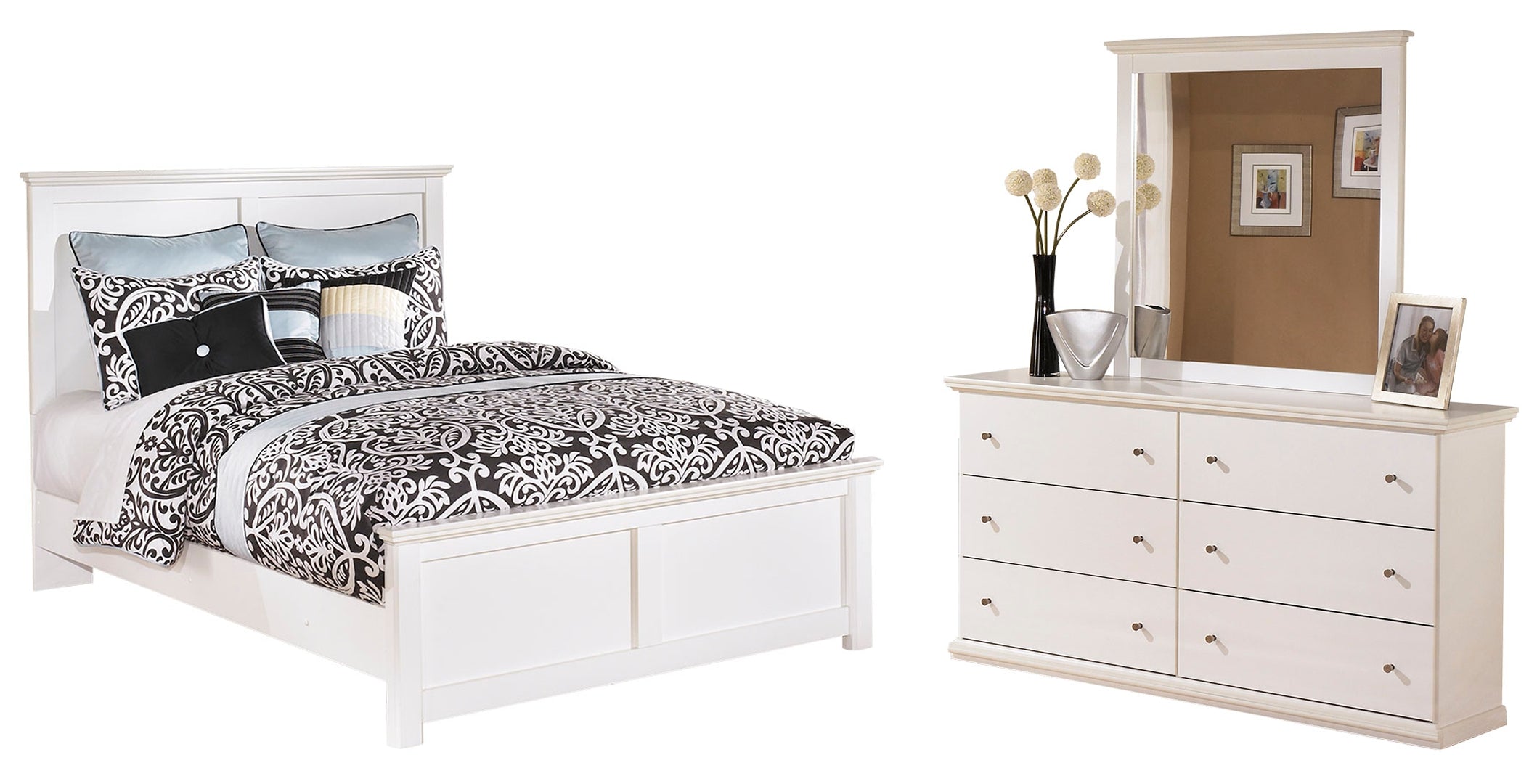 White Bostwick Shoals Panel Bedroom Set