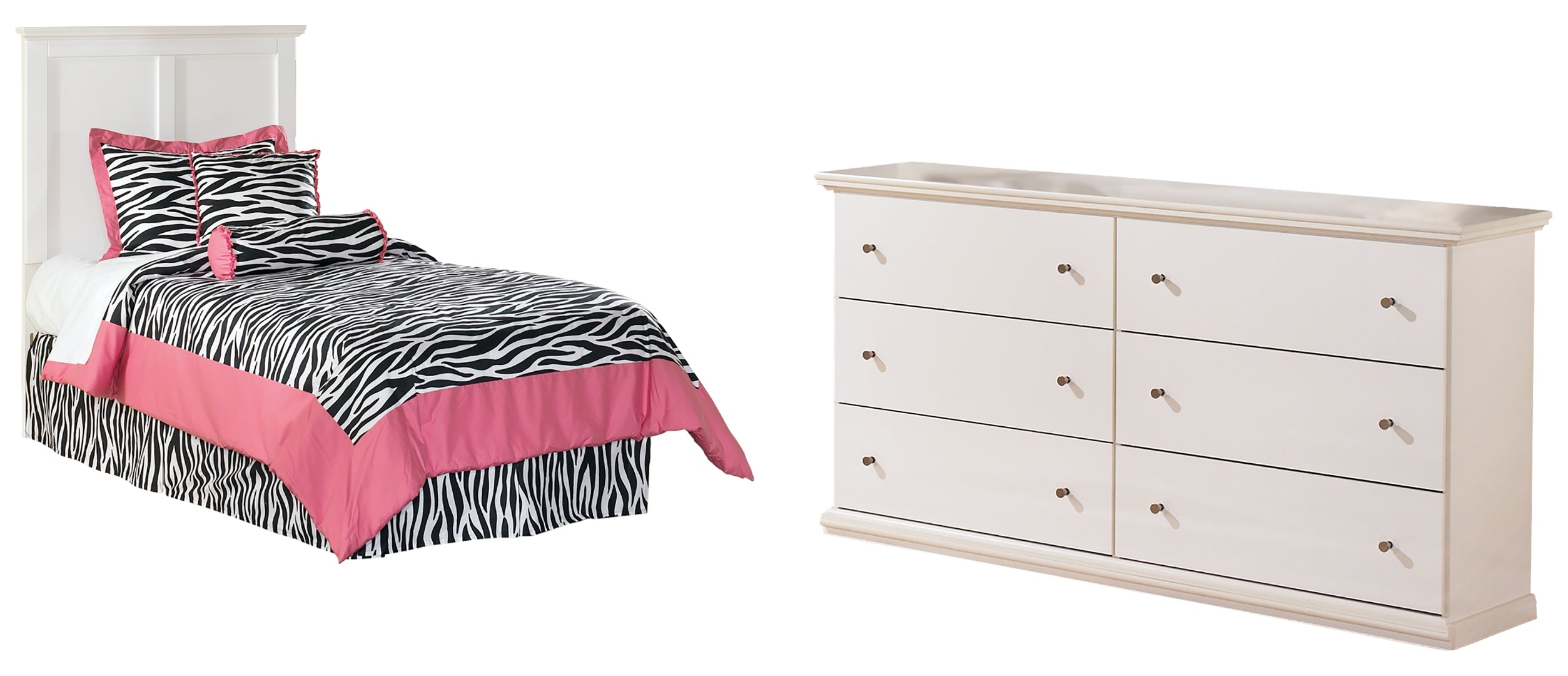 White Bostwick Shoals Panel Bedroom Set