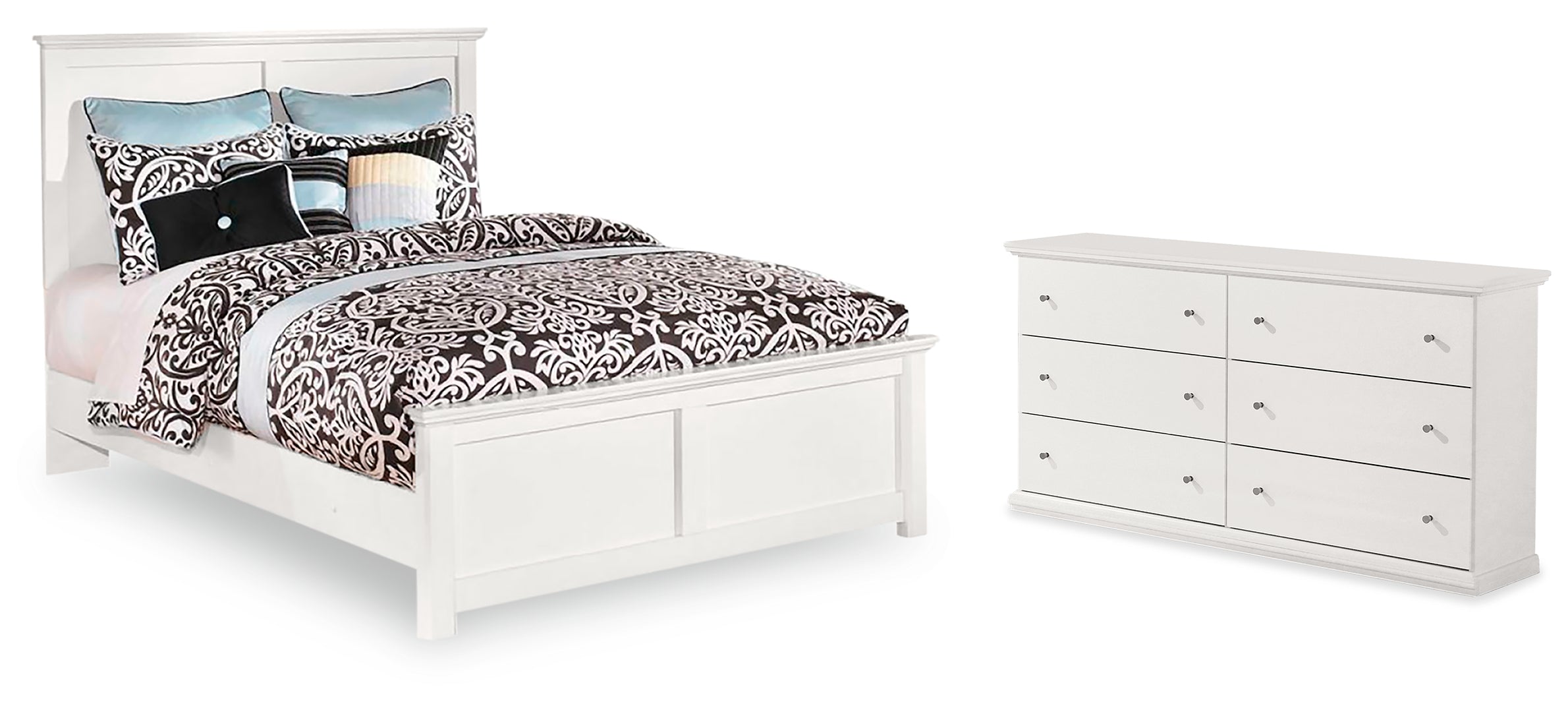 White Bostwick Shoals Panel Bedroom Set