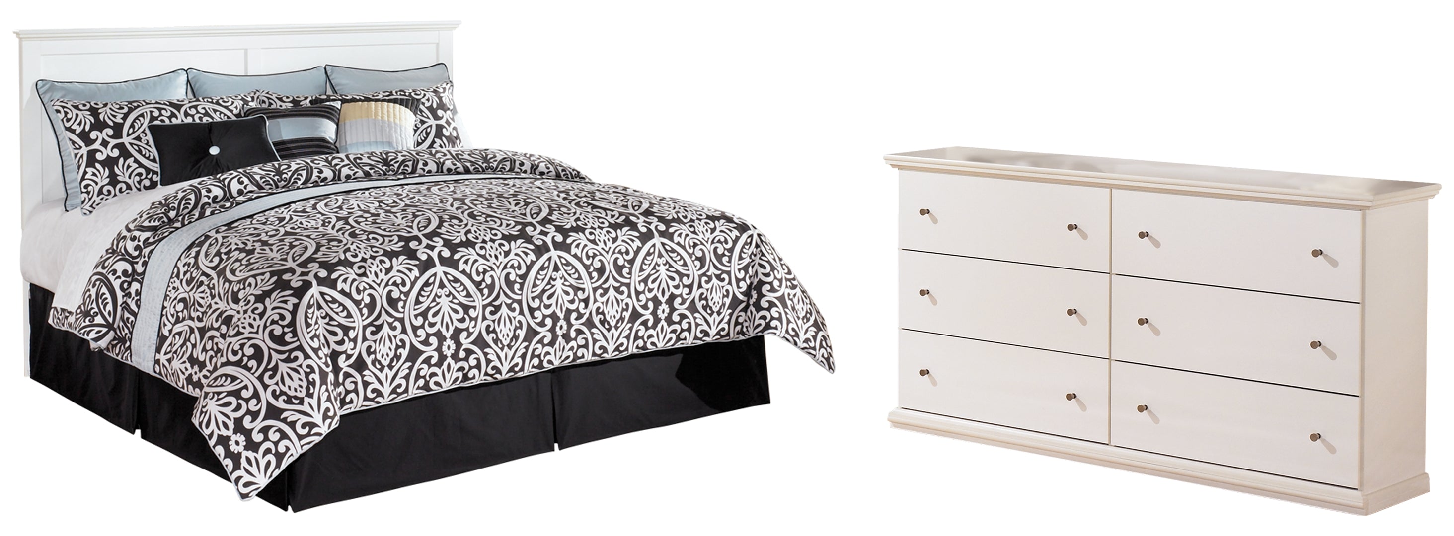 White Bostwick Shoals Panel Bedroom Set