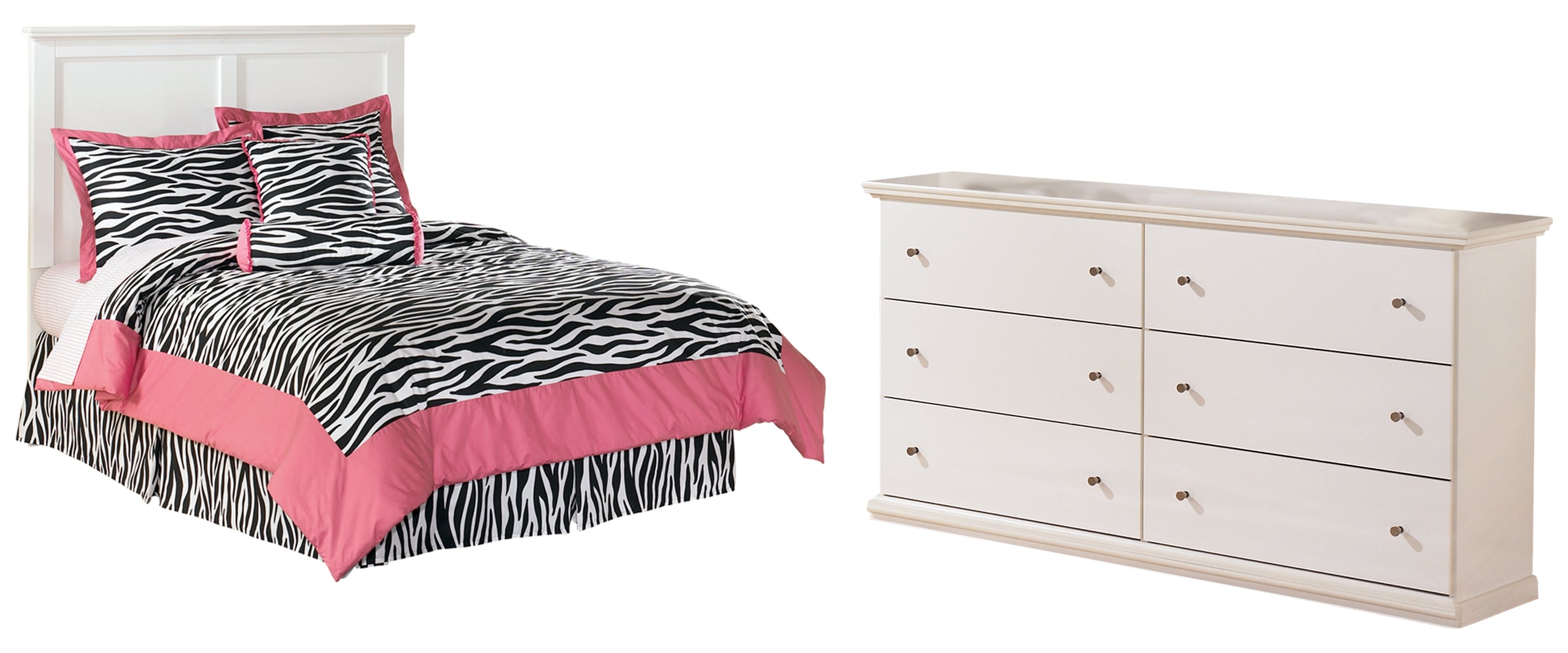 White Bostwick Shoals Panel Bedroom Set