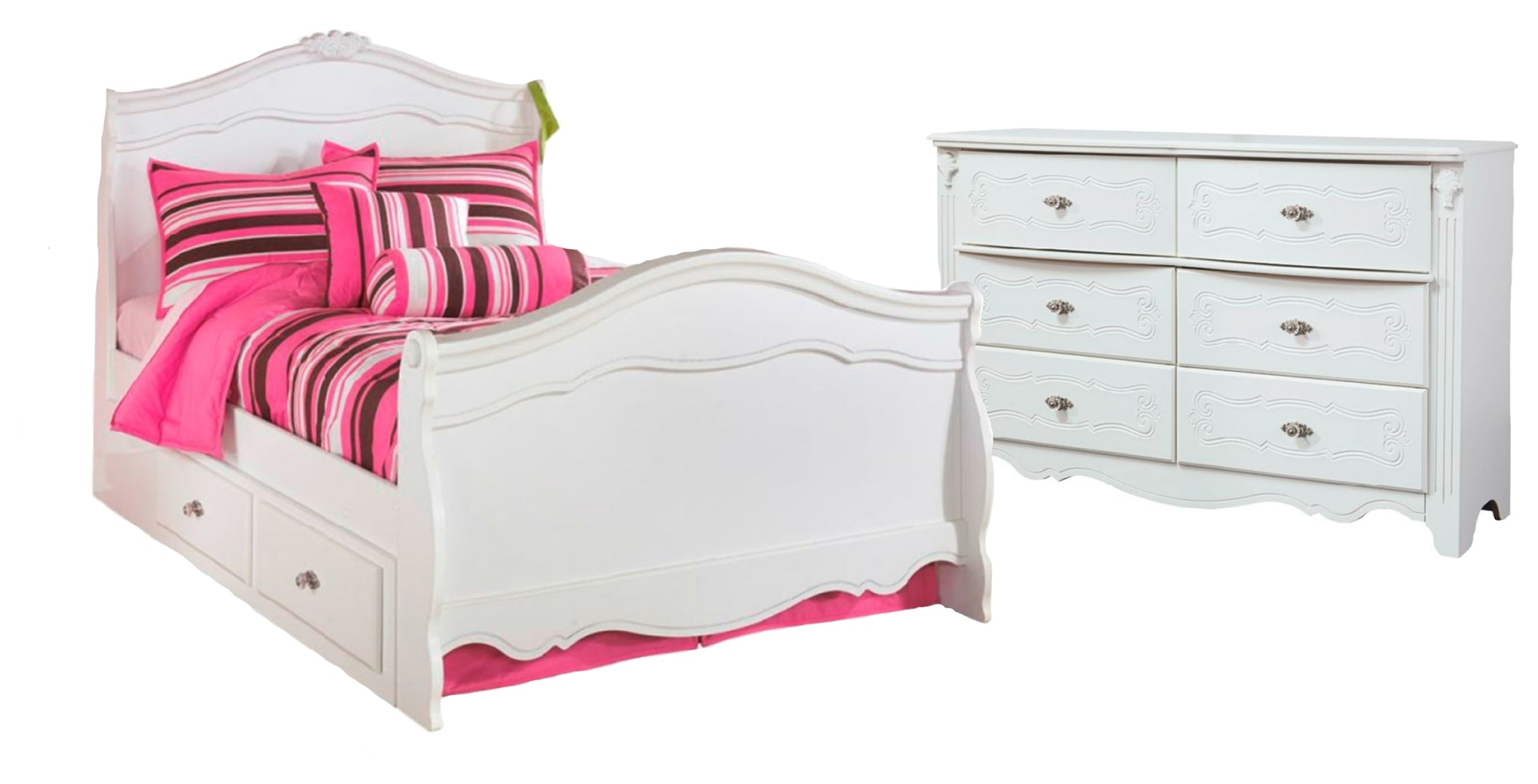 White Bostwick Shoals Panel Bedroom Set