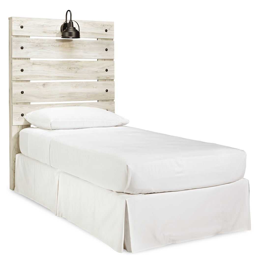 Cambeck Beige Panel Bedroom Set with Storage