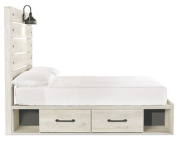 Cambeck Panel Bed with 2 Storage Drawers
