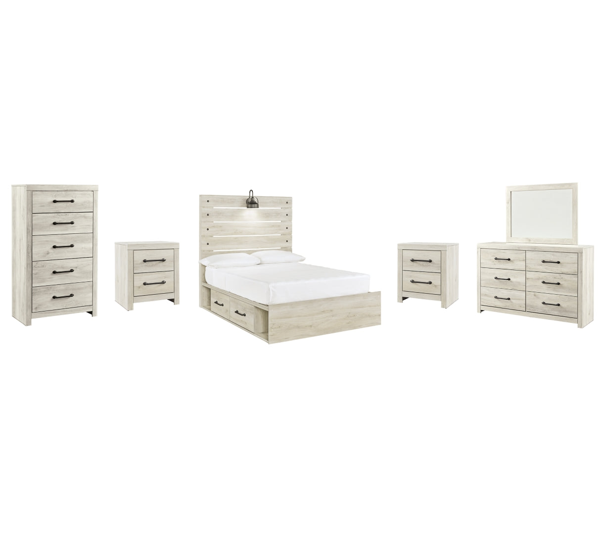 Cambeck Beige Panel Bedroom Set