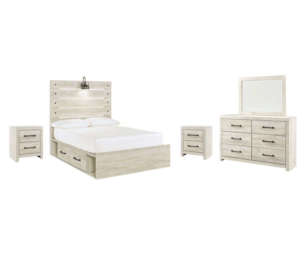 Cambeck Beige Panel Bedroom Set