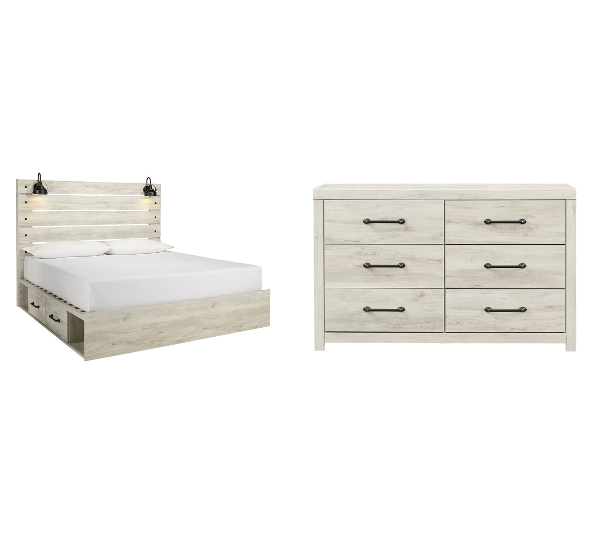 Cambeck Beige Panel Bedroom Set