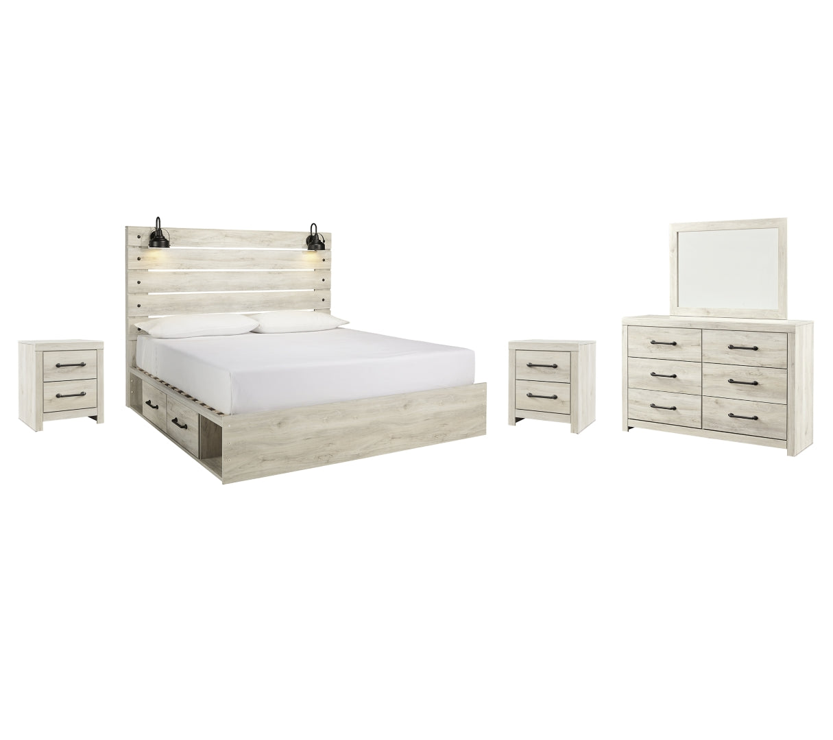 Cambeck Beige Panel Bedroom Set