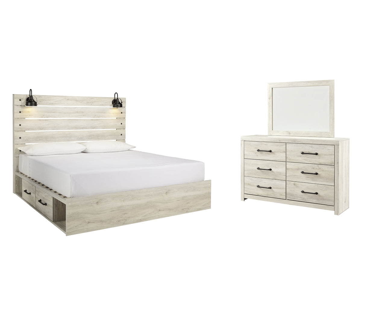 Cambeck Beige Panel Bedroom Set