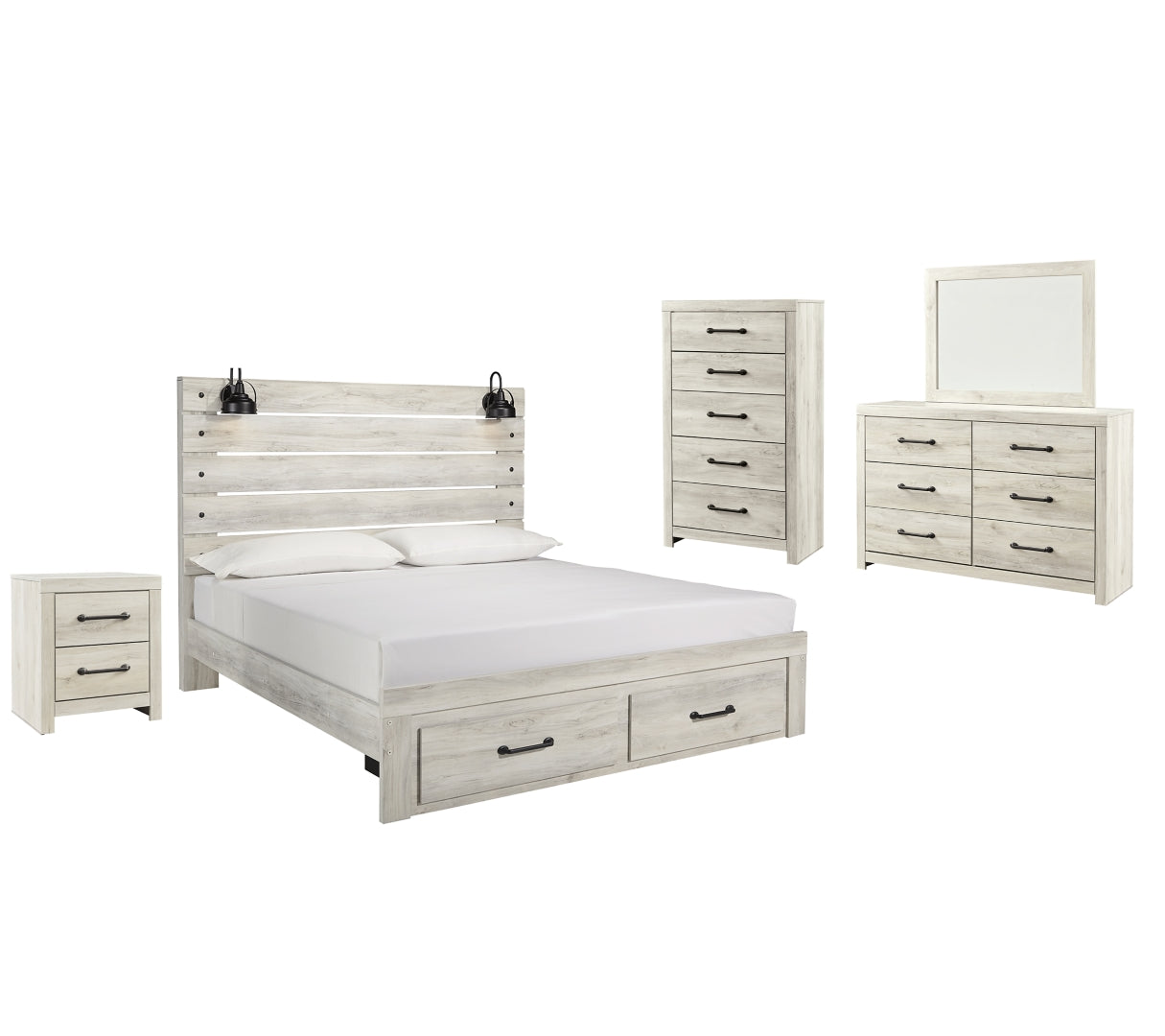 Cambeck Beige Panel Bedroom Set