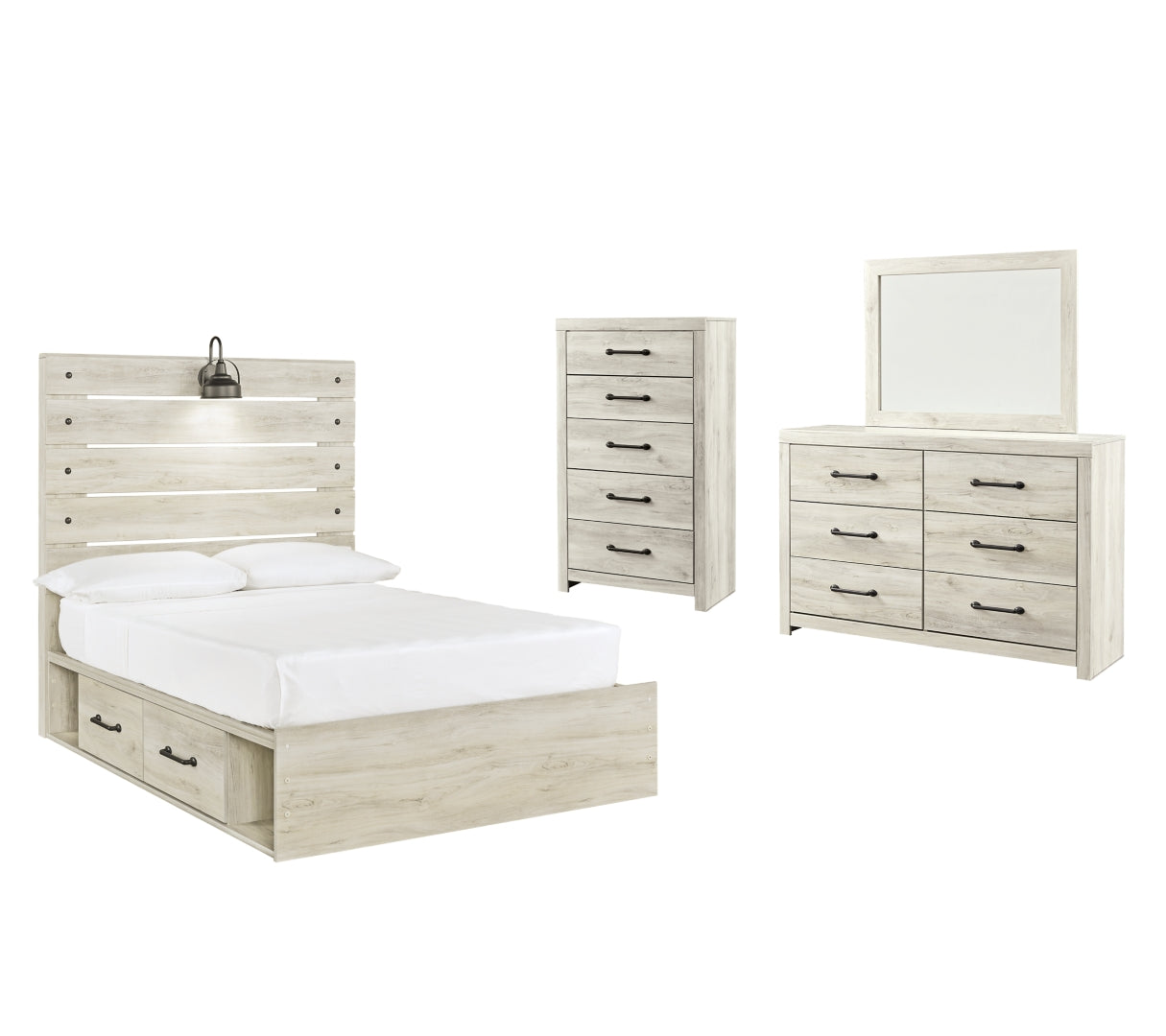 Cambeck Beige Panel Bedroom Set