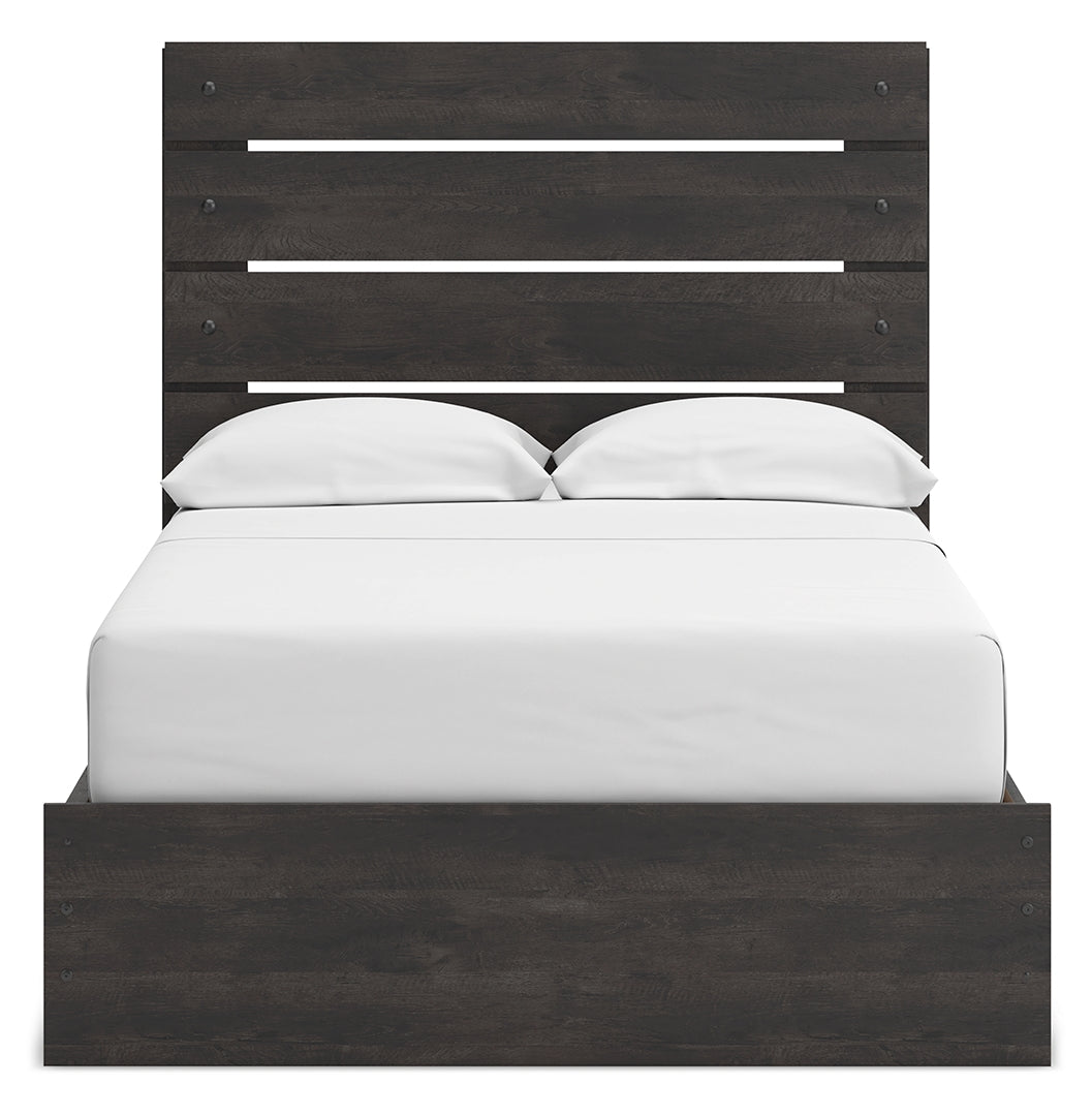 Hollivern Panel Bed with Storage