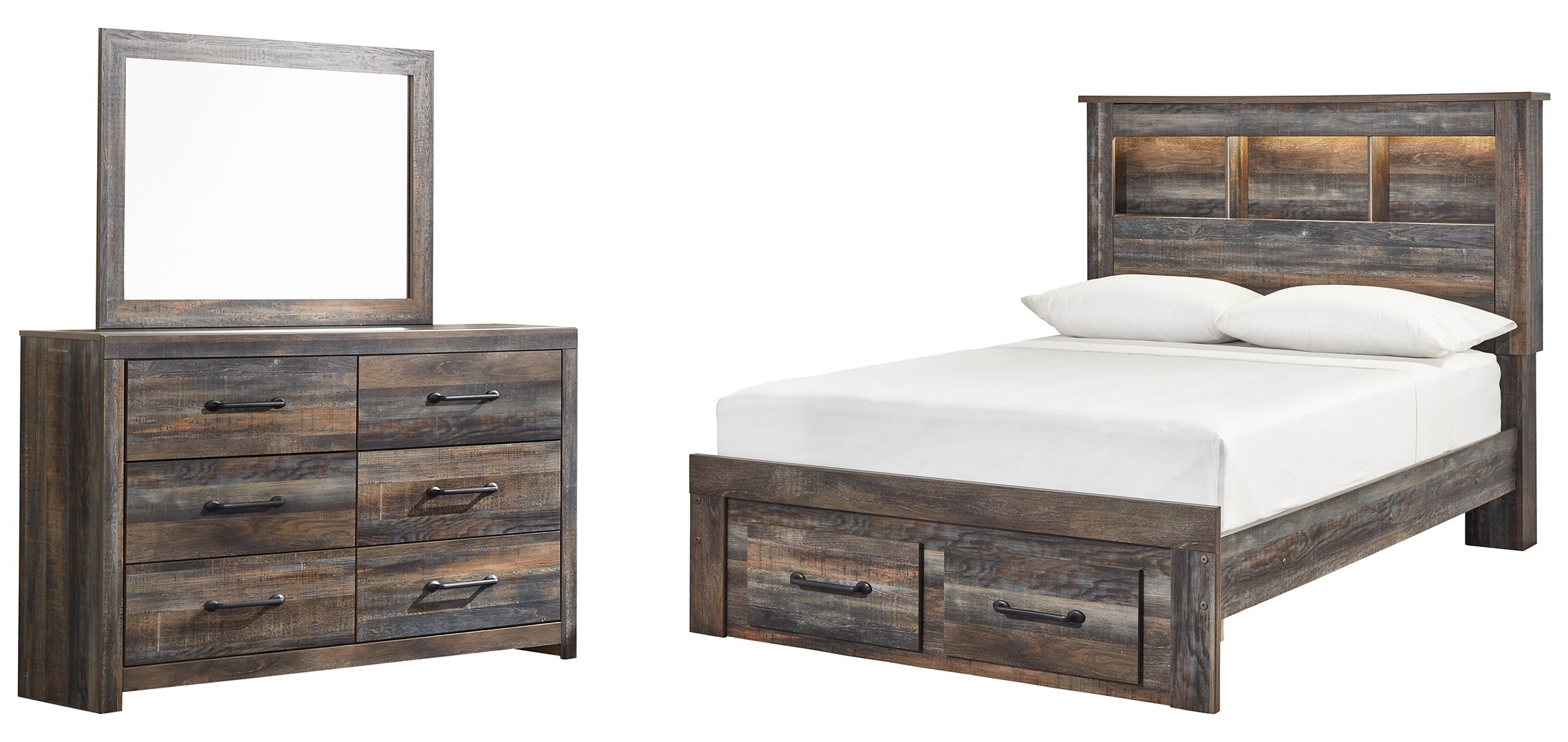 Drystan Full Bookcase Bedroom Set