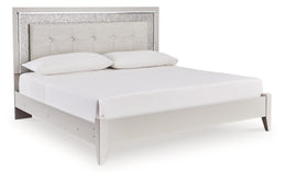 Zyniden King Upholstered Panel Bed