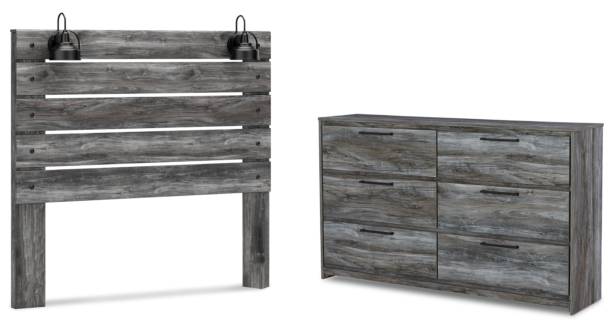 Baystorm Grey Panel Bedroom Set
