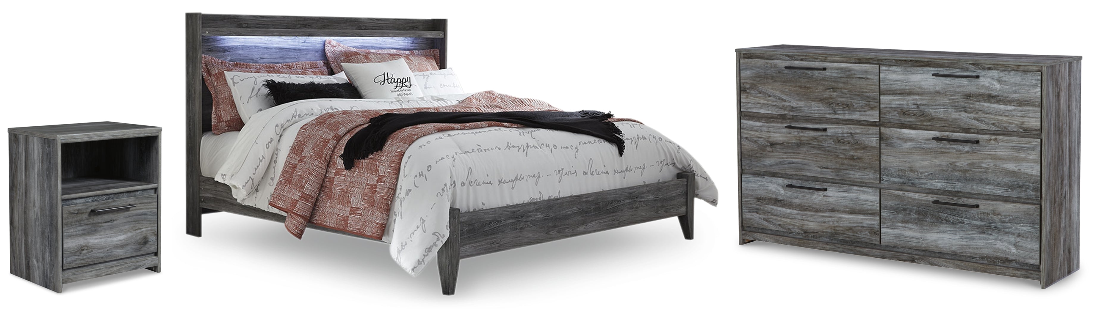 Baystorm Grey Bedroom Set