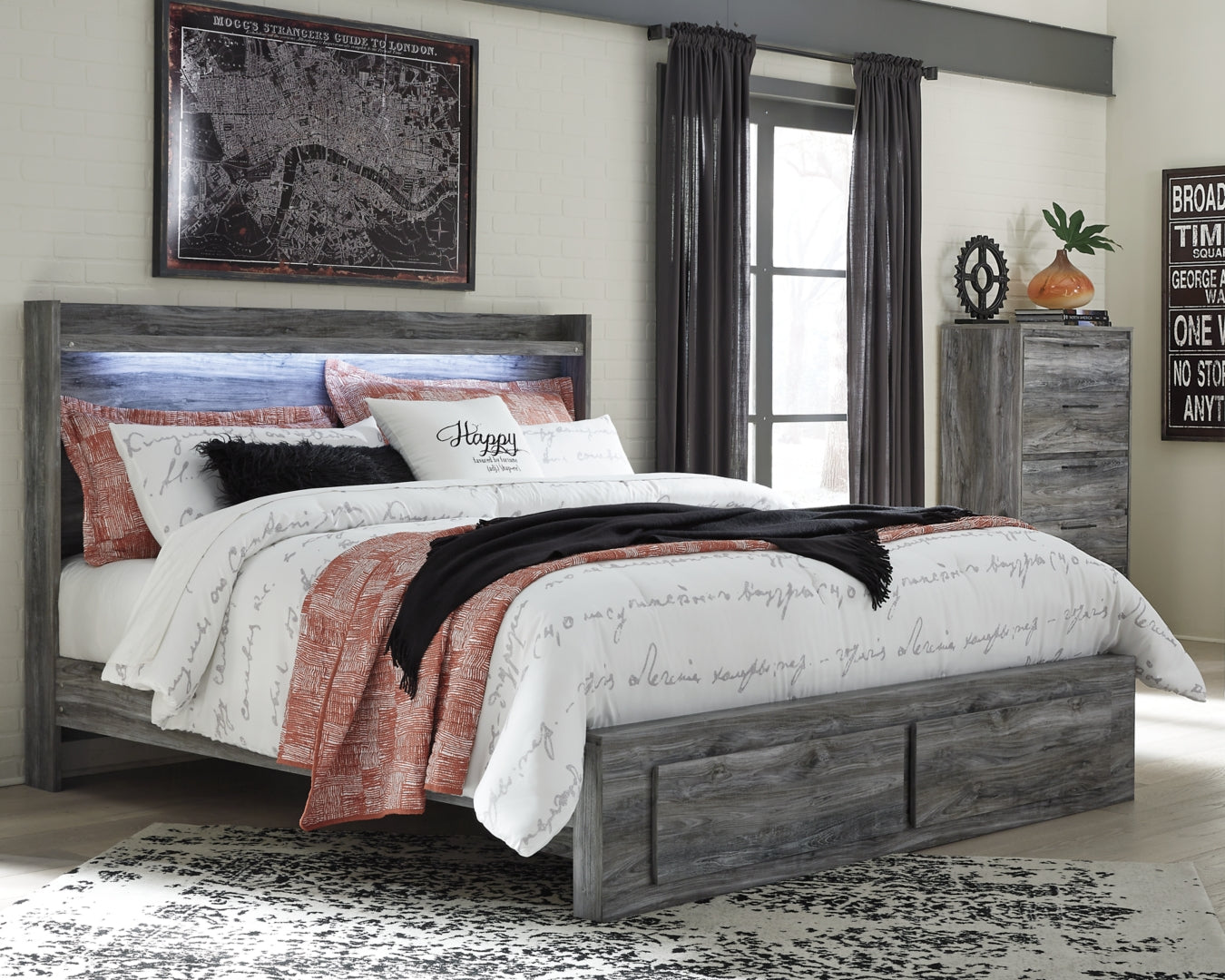 Baystorm Grey Bedroom Set