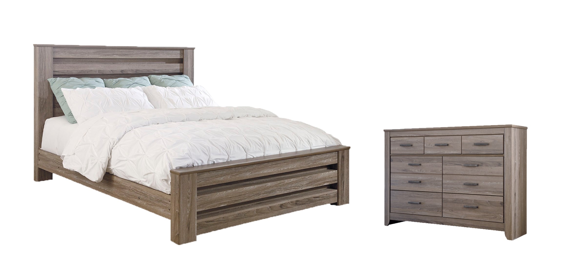 Zelen Brown Panel Bedroom Set
