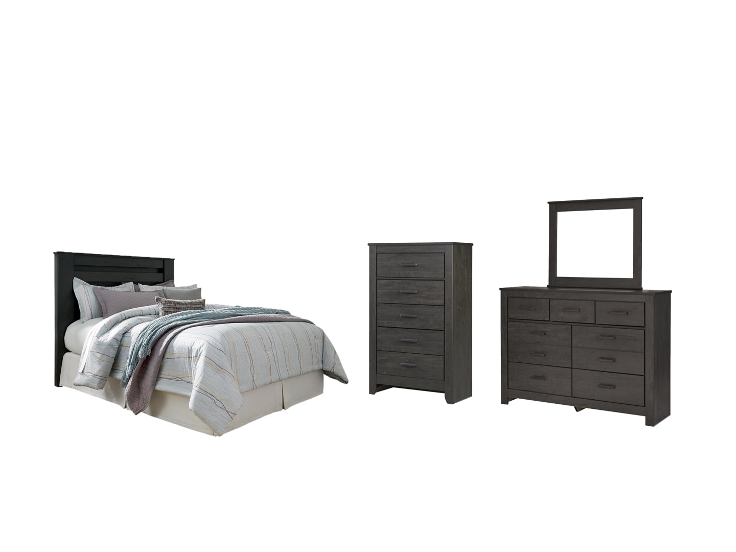 Brinxton Grey Panel Bedroom Set
